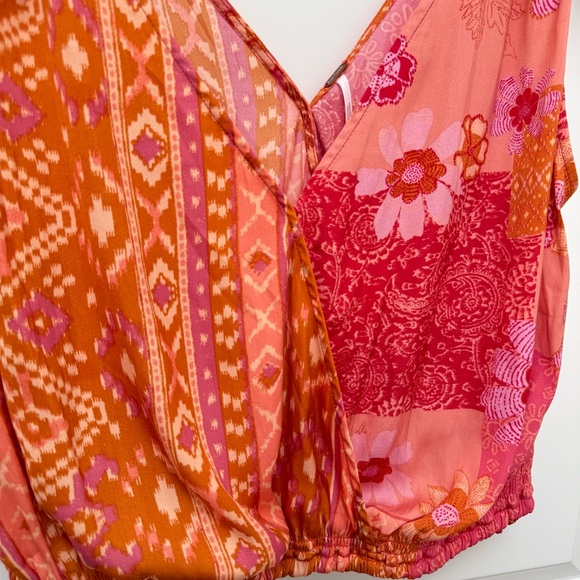 Free People Tied To You Tank Top Shirt Lemonade Combo Size S - Picture 7 of 10